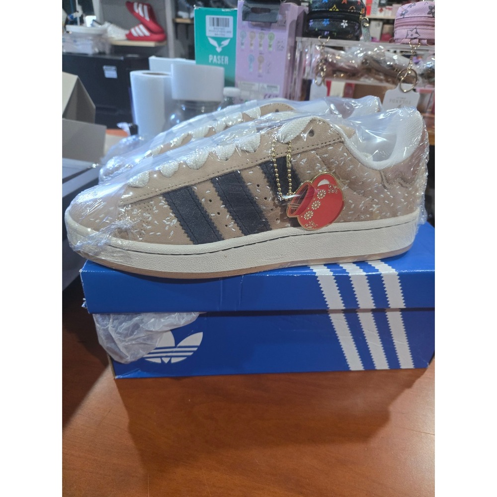 Adidas Campus 00s Tan Black Speckled JP6903 Mens Size 8.5 Low Top Sneakers